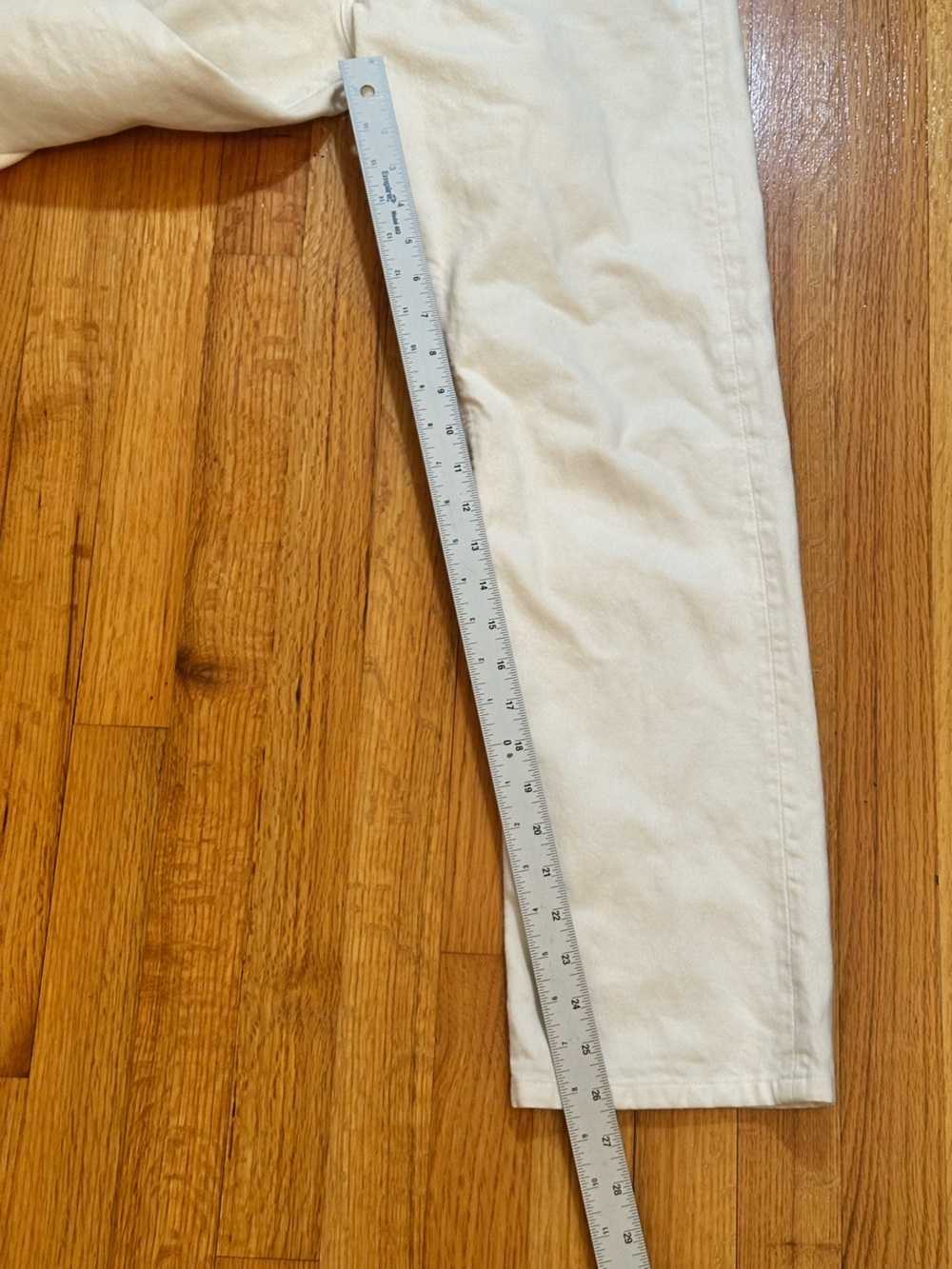 OrSlow 107 denim pants in natural white Made in Japan Size S (j6) - Picture 10 of 16